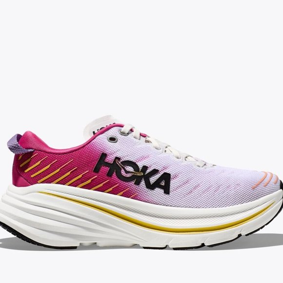 HOKA Bondi X Running Shoe - Orange / Yellow - Picture 1 of 5